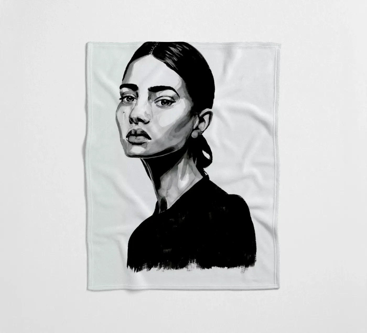 Untitled 2 fleecedeken van Mathilde Olsen