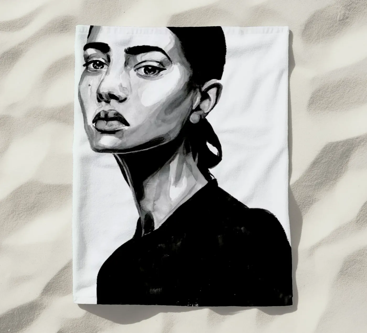 Untitled 2 beach towel by Mathilde Olsen