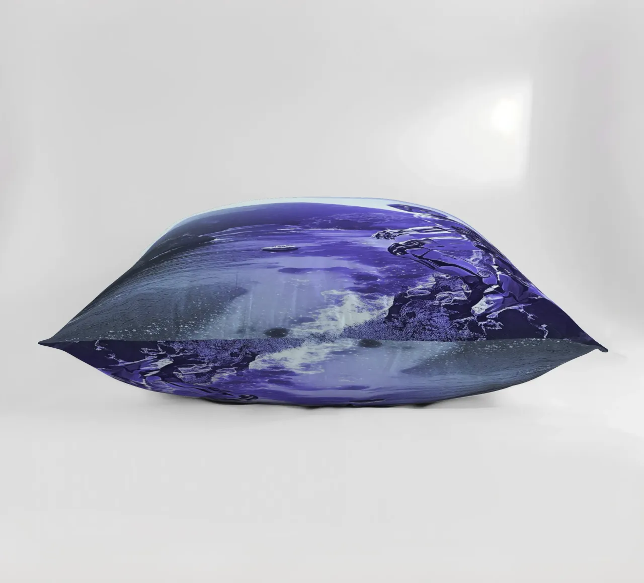 WHAT A WONDERFUL VIEW ! Violet decorative cushion by Thierry vobmann photography