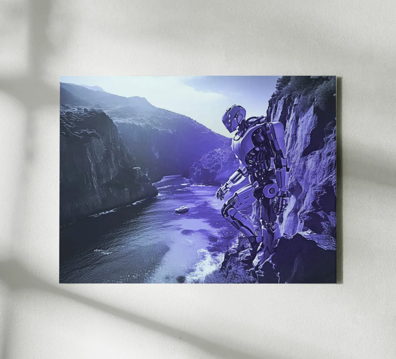 WHAT A WONDERFUL VIEW ! Violet canvas by Thierry vobmann photography