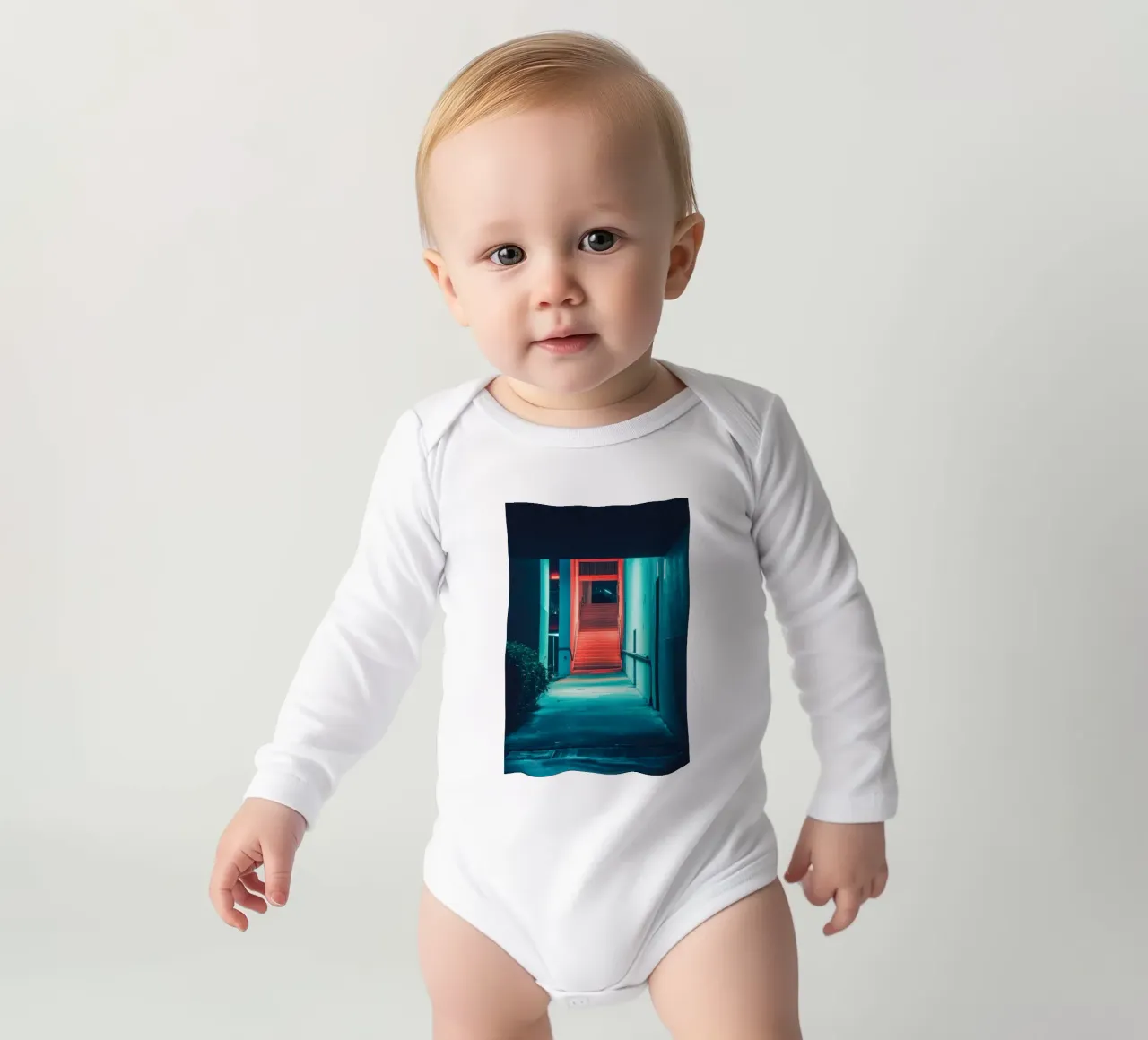 Treppe zum Geheimnis - Miami Langarm Babybody von By Night