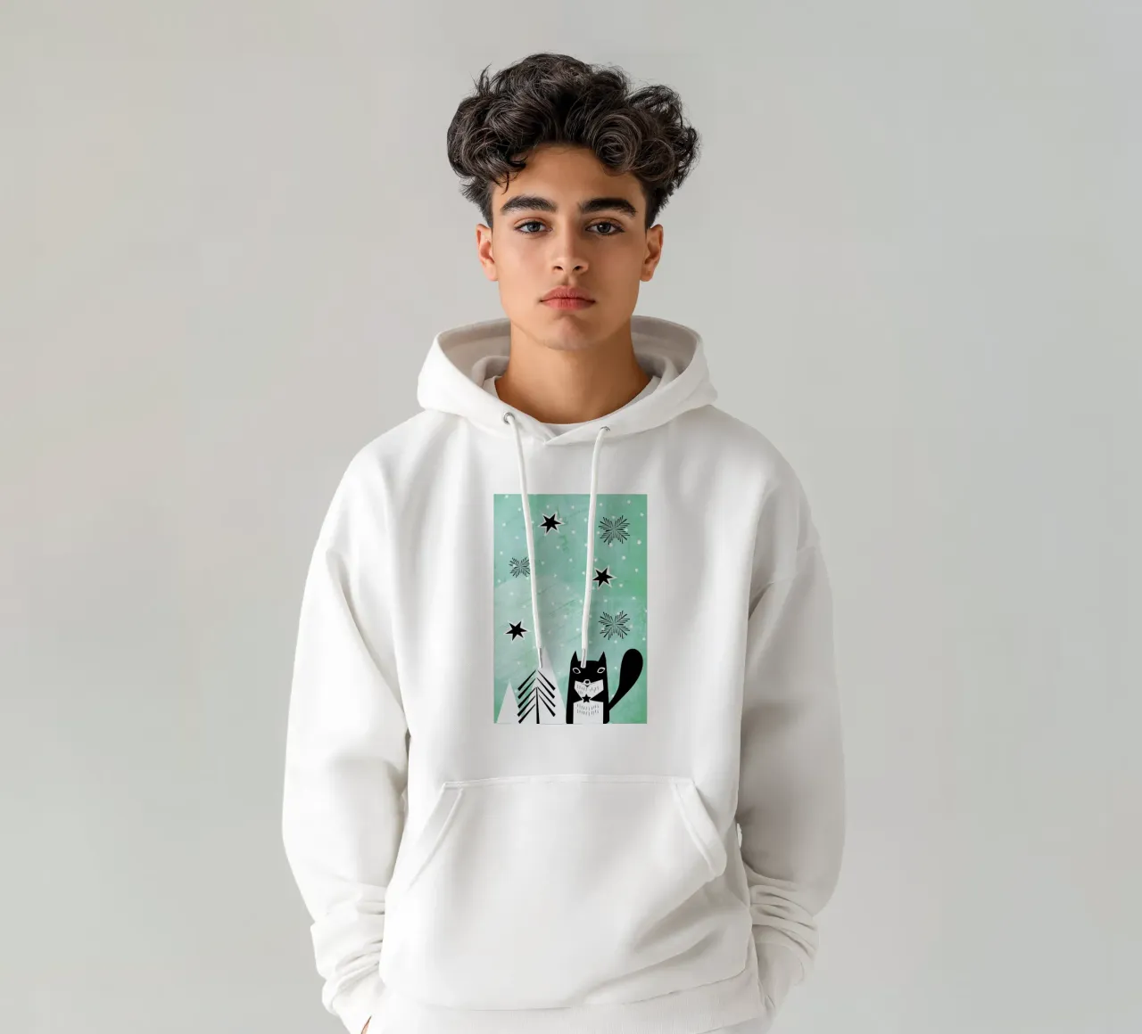 Bring You a Star felpa con cappuccio da XOXO Arte