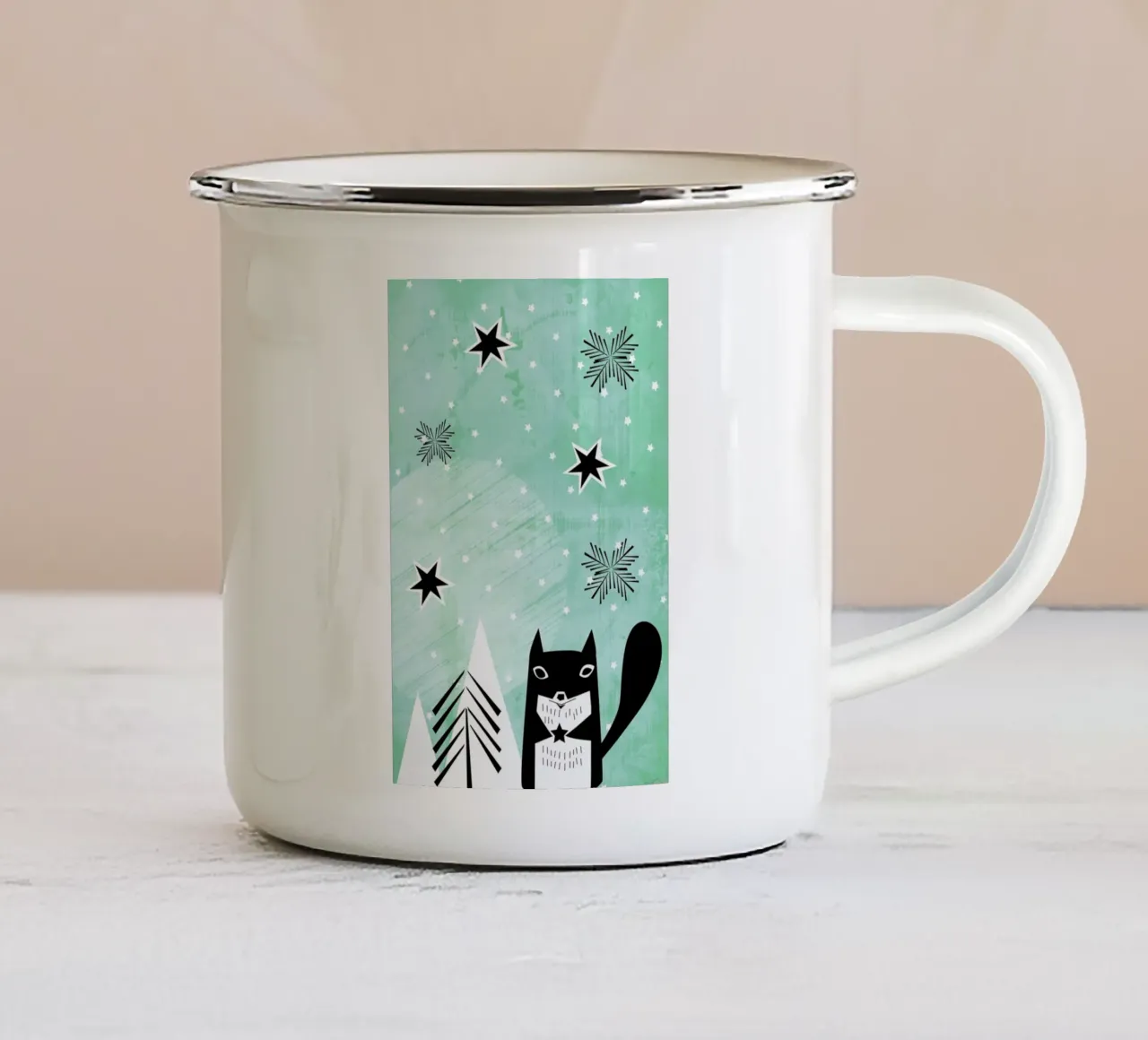 Bring You a Star tazza in smalto da XOXO Arte