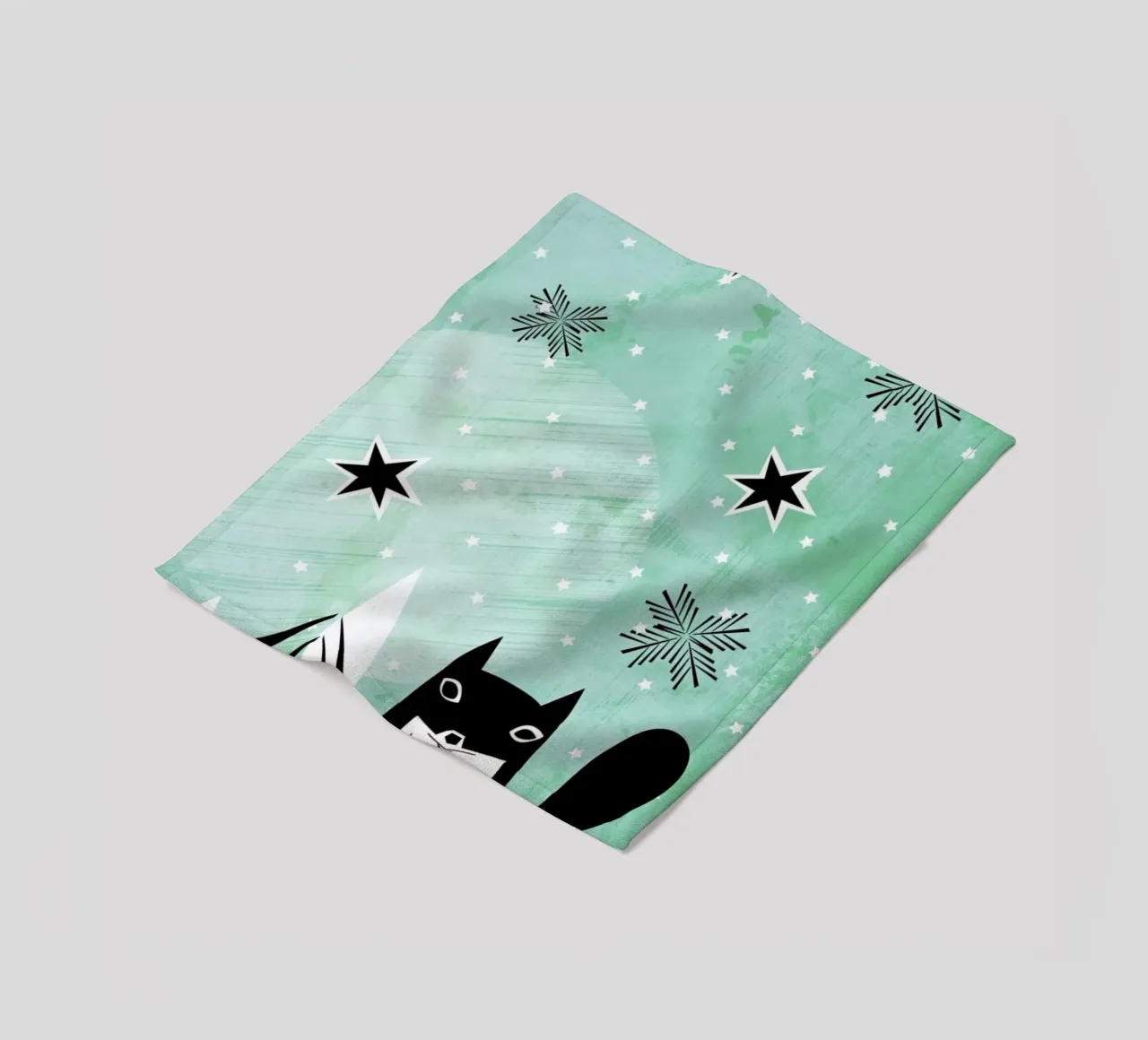 Bring You a Star fleece blanket by XOXO Arte