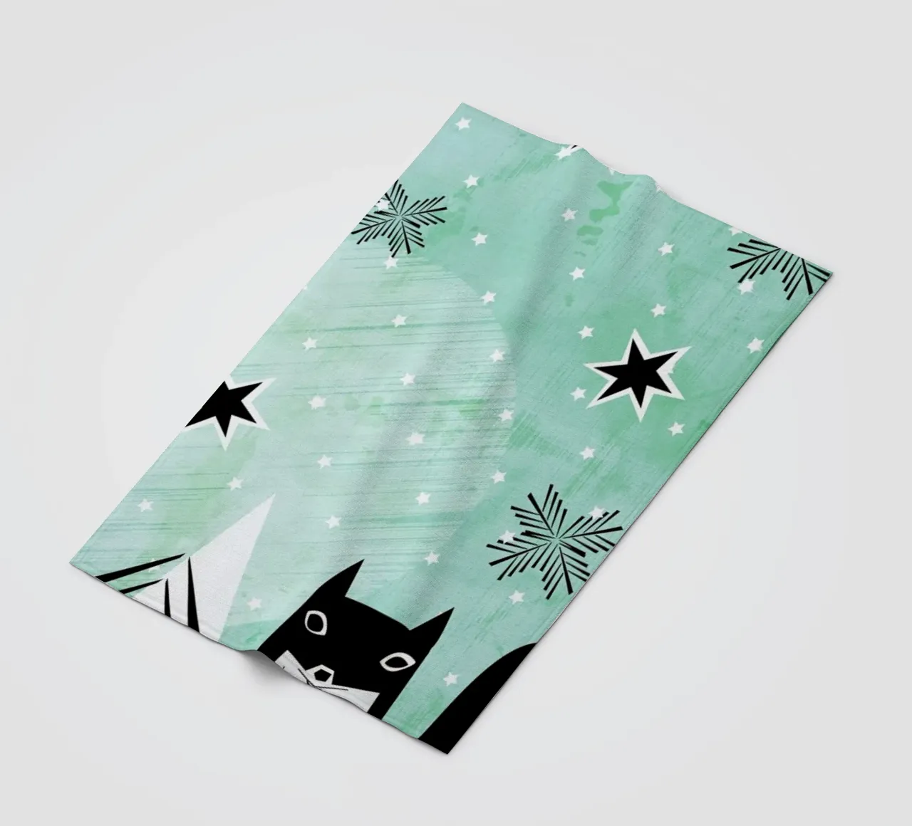 Bring You a Star fleece blanket by XOXO Arte