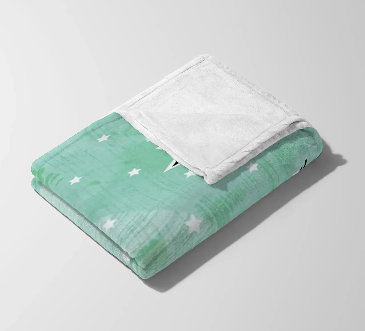 Bring You a Star fleece blanket by XOXO Arte