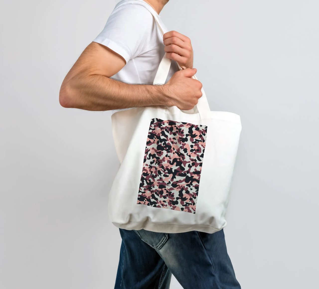 UN/HIDE - Camo Asud borsa in juta da Arthelps gGmbH