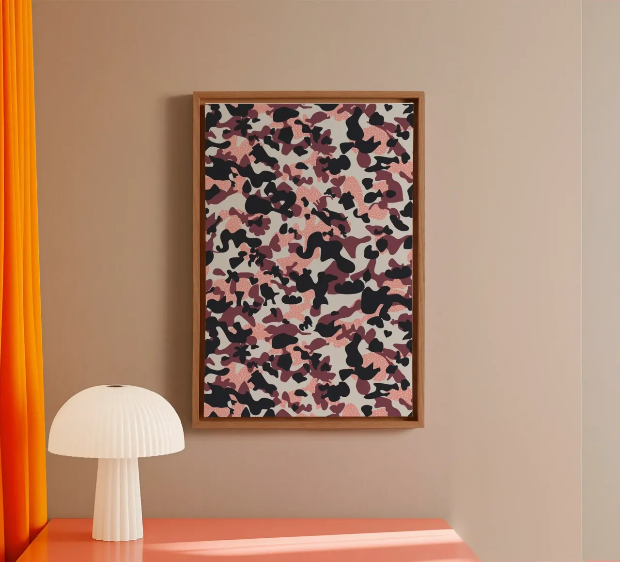 UN/HIDE - Camo Asud tela con Cornice a cassetta da Arthelps gGmbH