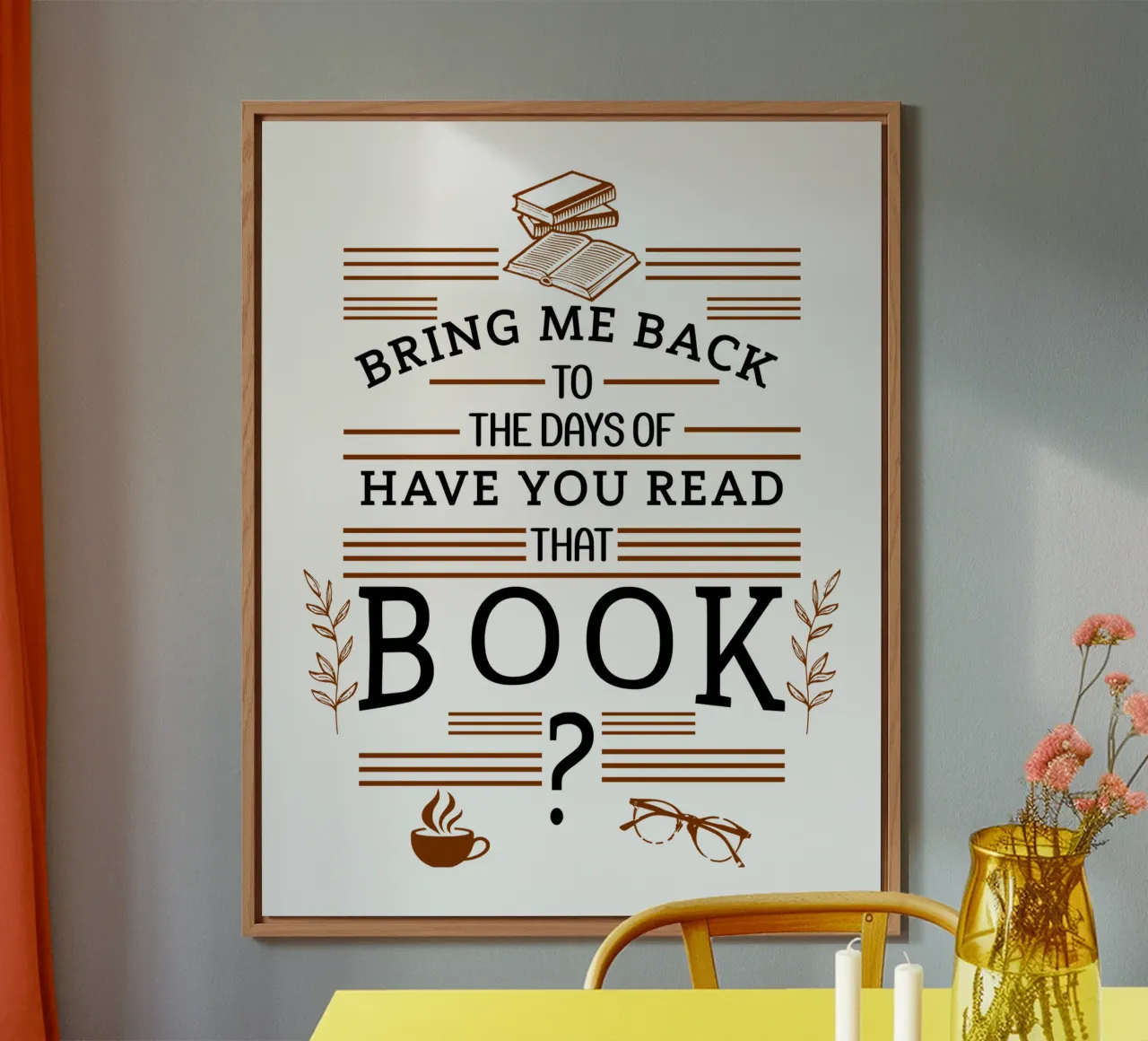 You Read That Book Vintage and Nostalgic Booklover (Vous avez lu ce livre) alu dibond de sillyindustries