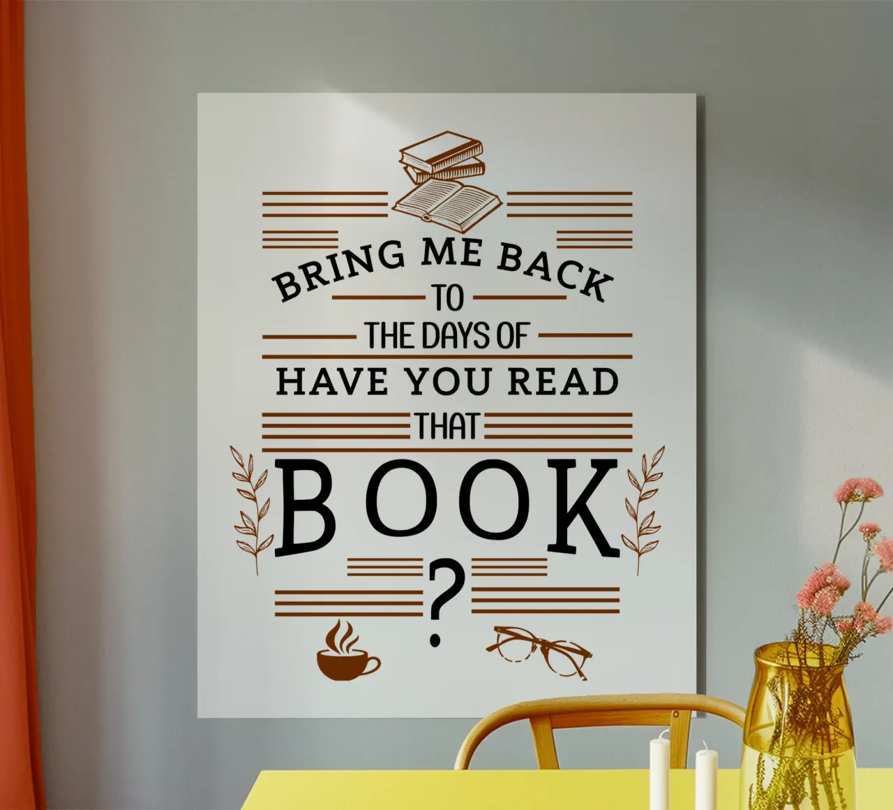 You Read That Book Vintage and Nostalgic Booklover (Vous avez lu ce livre) alu dibond de sillyindustries