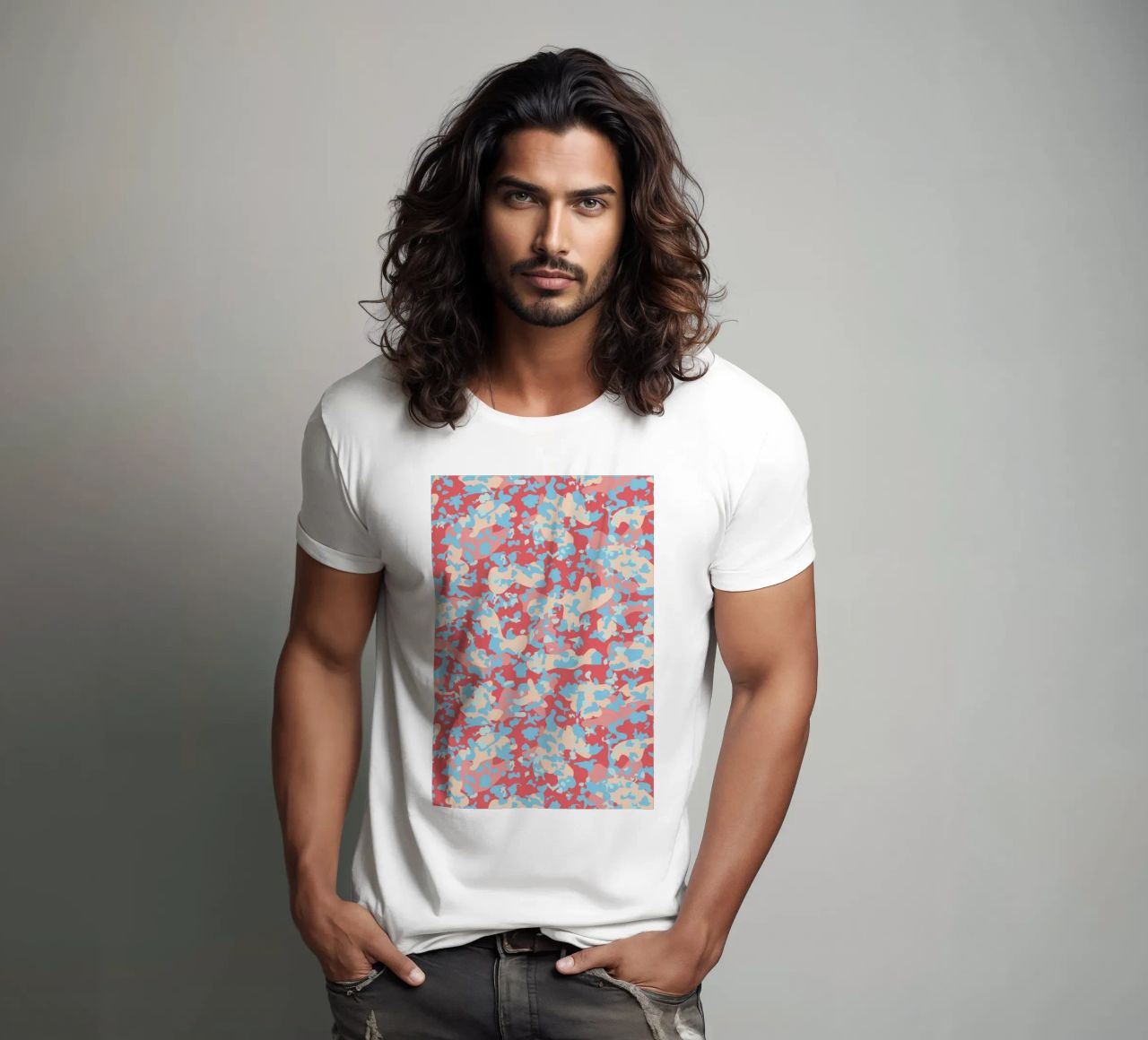 UN/HIDE - Camo Ahmar t-shirt da Arthelps gGmbH