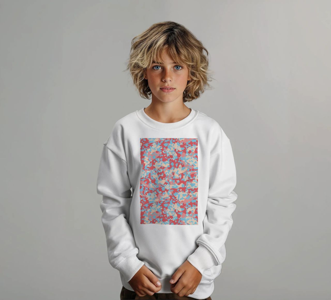 UN/HIDE - Camo Ahmar felpa bambino da Arthelps gGmbH