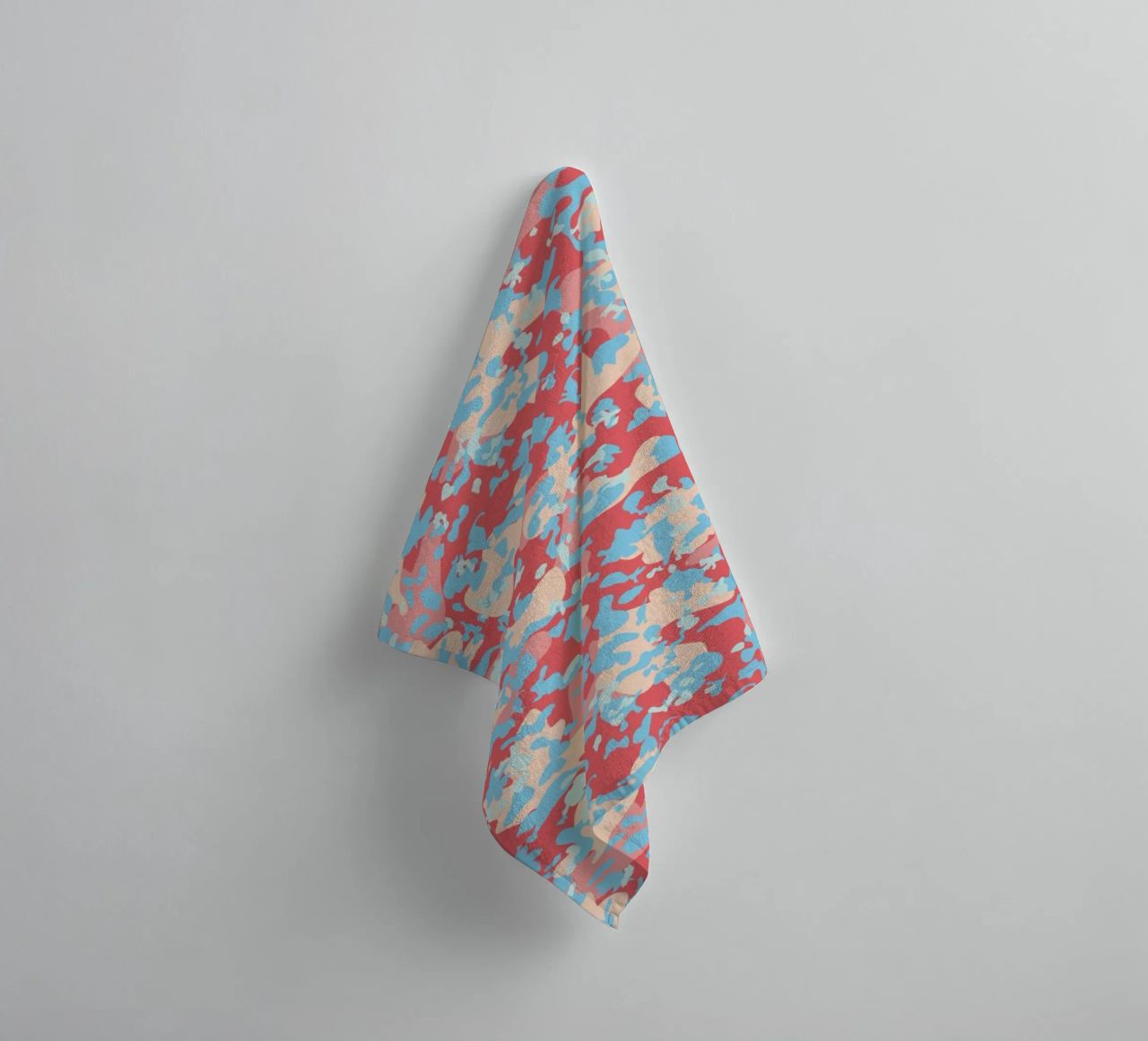 UN/HIDE - Camo Ahmar asciugamano da bagno da Arthelps gGmbH