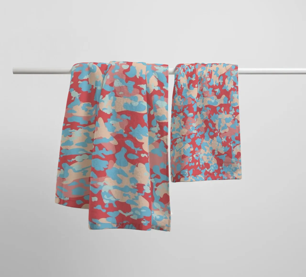 UN/HIDE - Camo Ahmar toalla de baño de Arthelps gGmbH