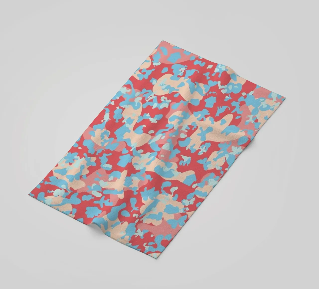 UN/HIDE - Camo Ahmar strandhanddoek van Arthelps gGmbH