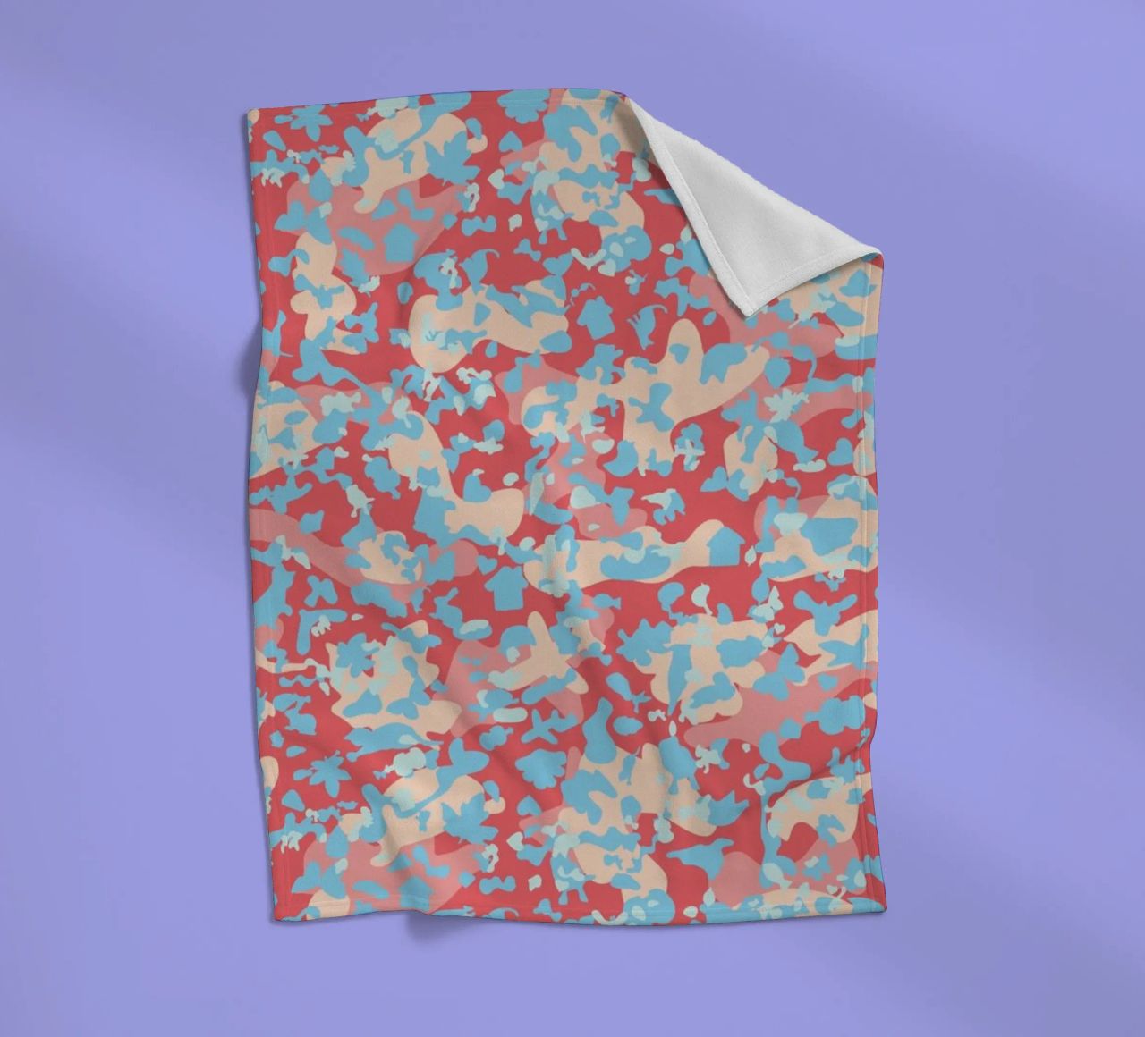 UN/HIDE - Camo Ahmar coperta in pile da Arthelps gGmbH