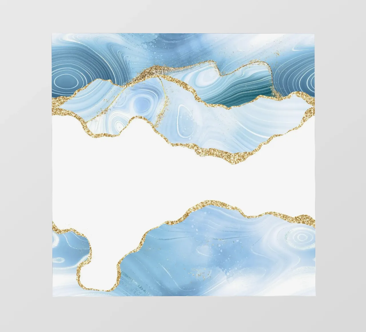 Texture Agata Glitterata Blu e Oro 06 telo in pvc da Gemstone Textures