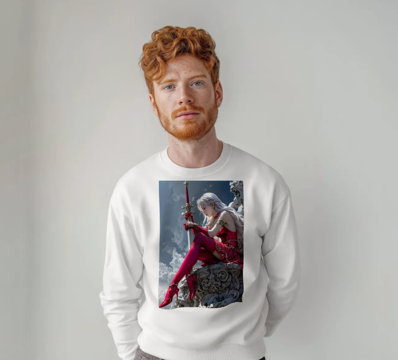 guerriero anime felpa da 🎁 ARTVI-SHOP
