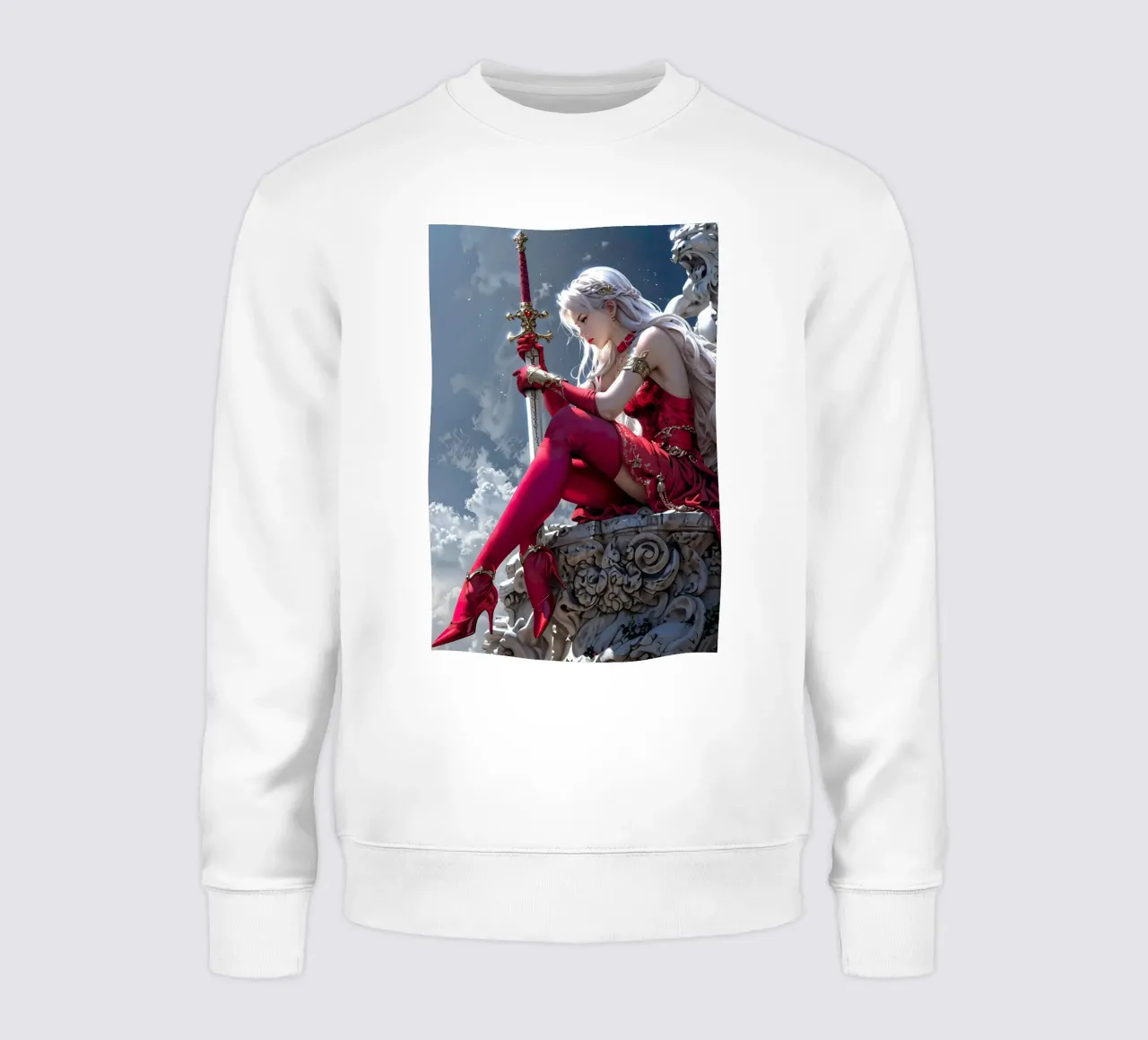 guerriero anime felpa da 🎁 ARTVI-SHOP
