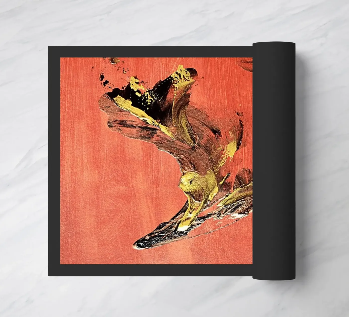 IDEAL GIFT 127 doormat by Thierry Vobmann Abstract painting