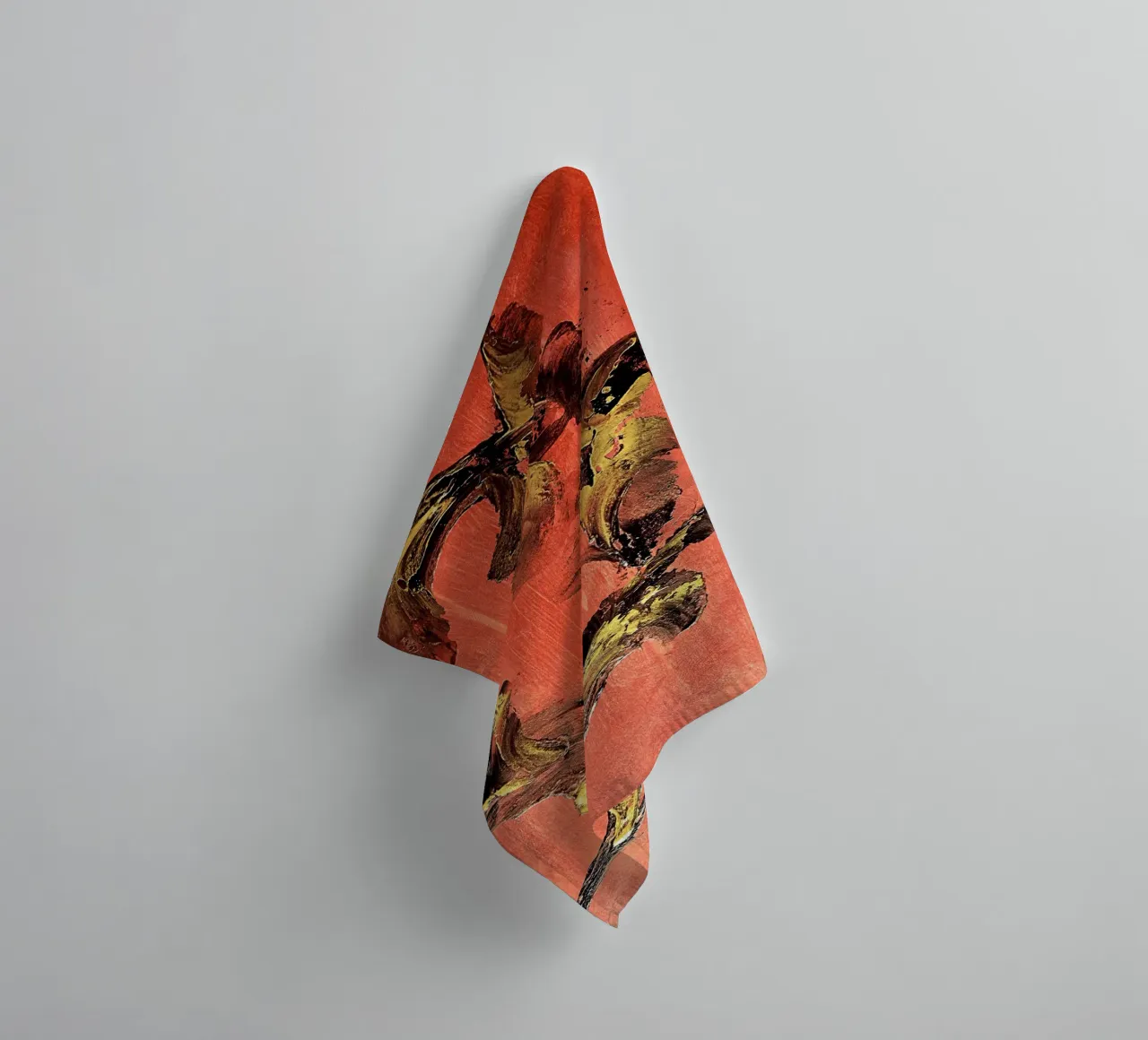 IDEAL GIFT 127 towel by Thierry Vobmann Abstract painting
