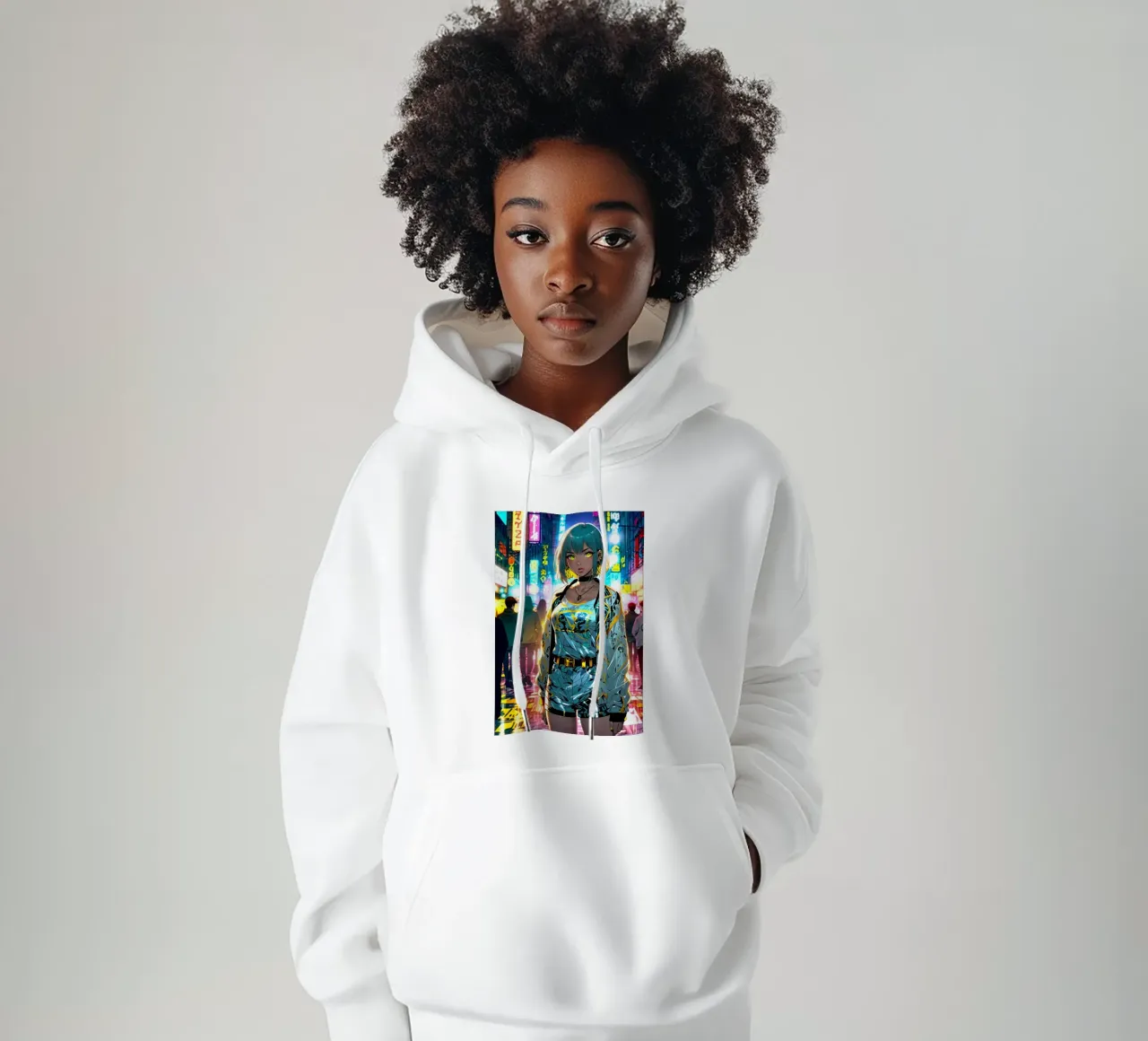 ragazza anime felpa con cappuccio da 🎁 ARTVI-SHOP