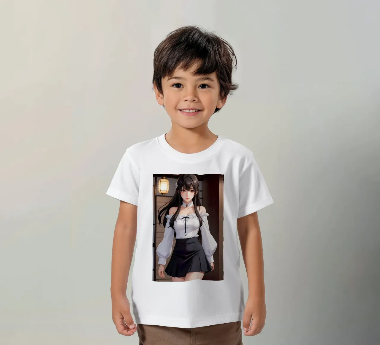 anime girl kids t-shirt by 🎁 ARTVI-SHOP
