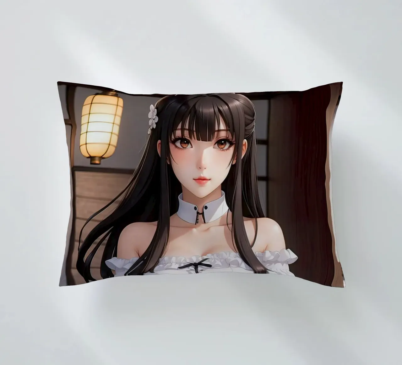 anime girl decorative cushion by 🎁 ARTVI-SHOP