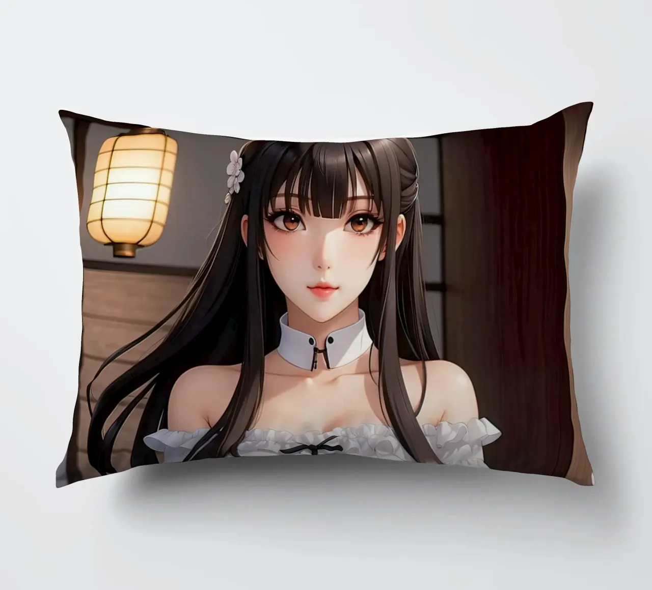 anime girl decorative cushion by 🎁 ARTVI-SHOP