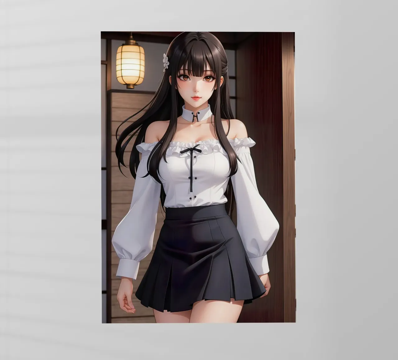 anime girl backlit film by 🎁 ARTVI-SHOP