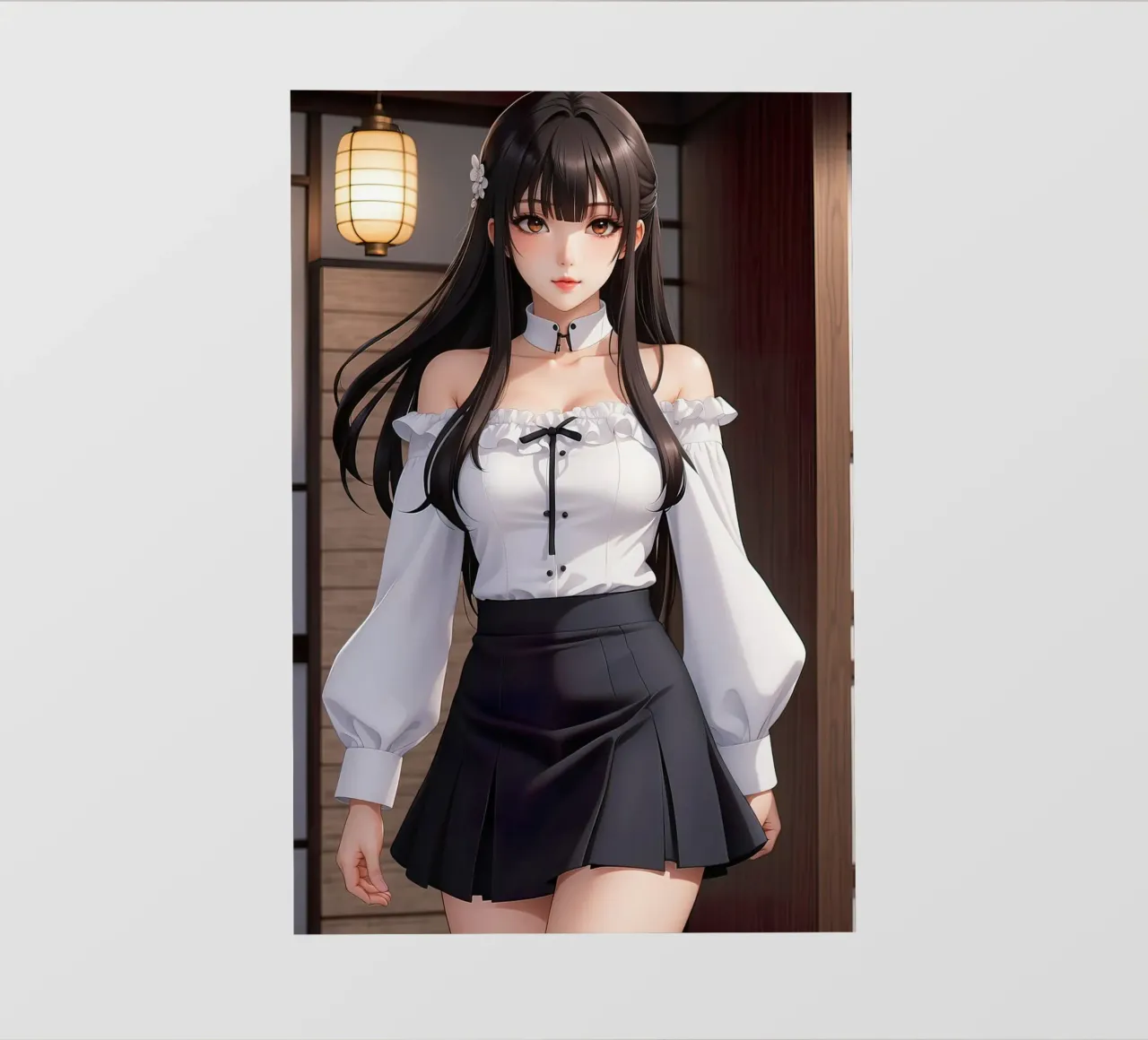 anime girl backlit film by 🎁 ARTVI-SHOP