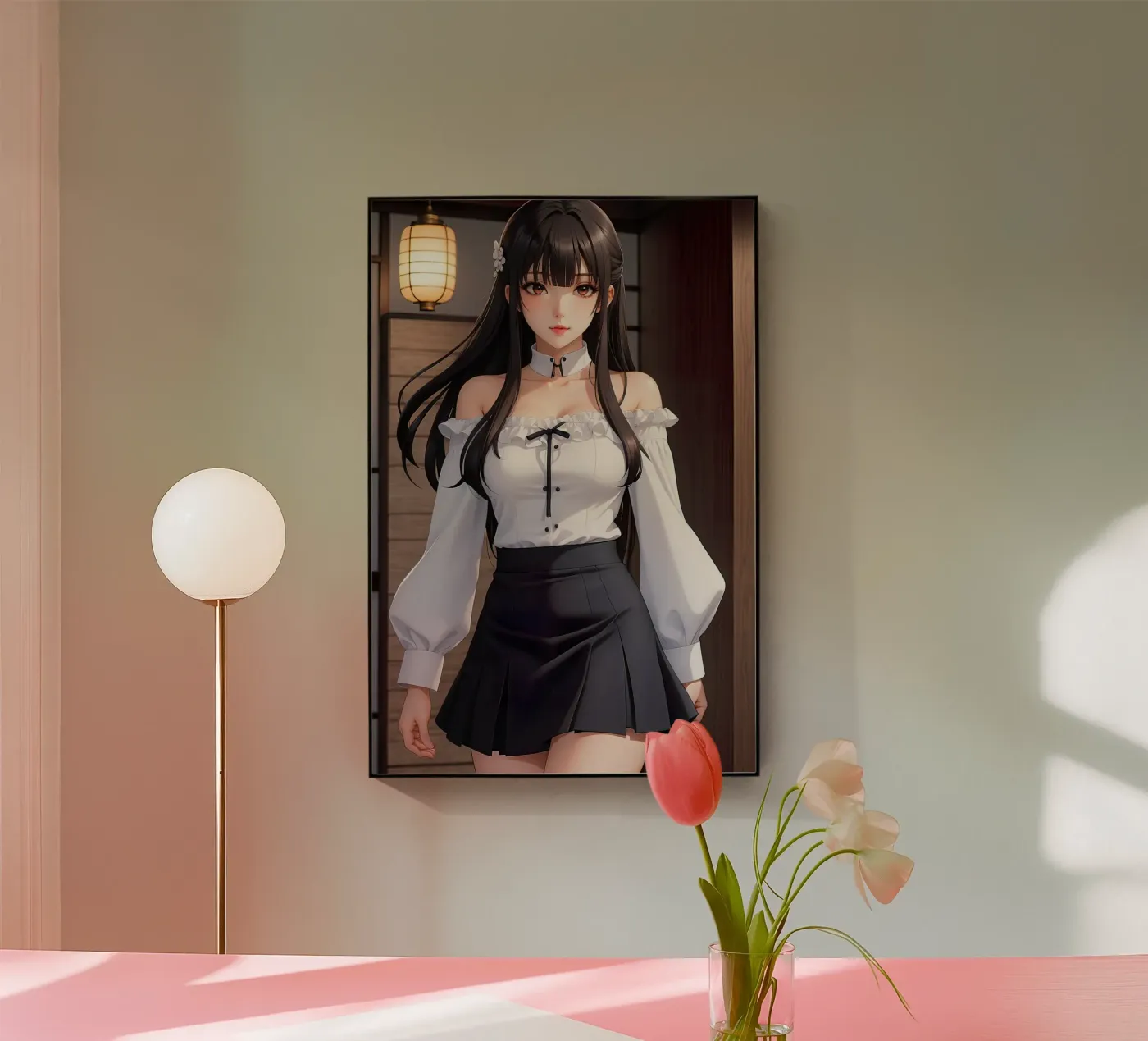 anime meisje acryl van 🎁 NOBELART