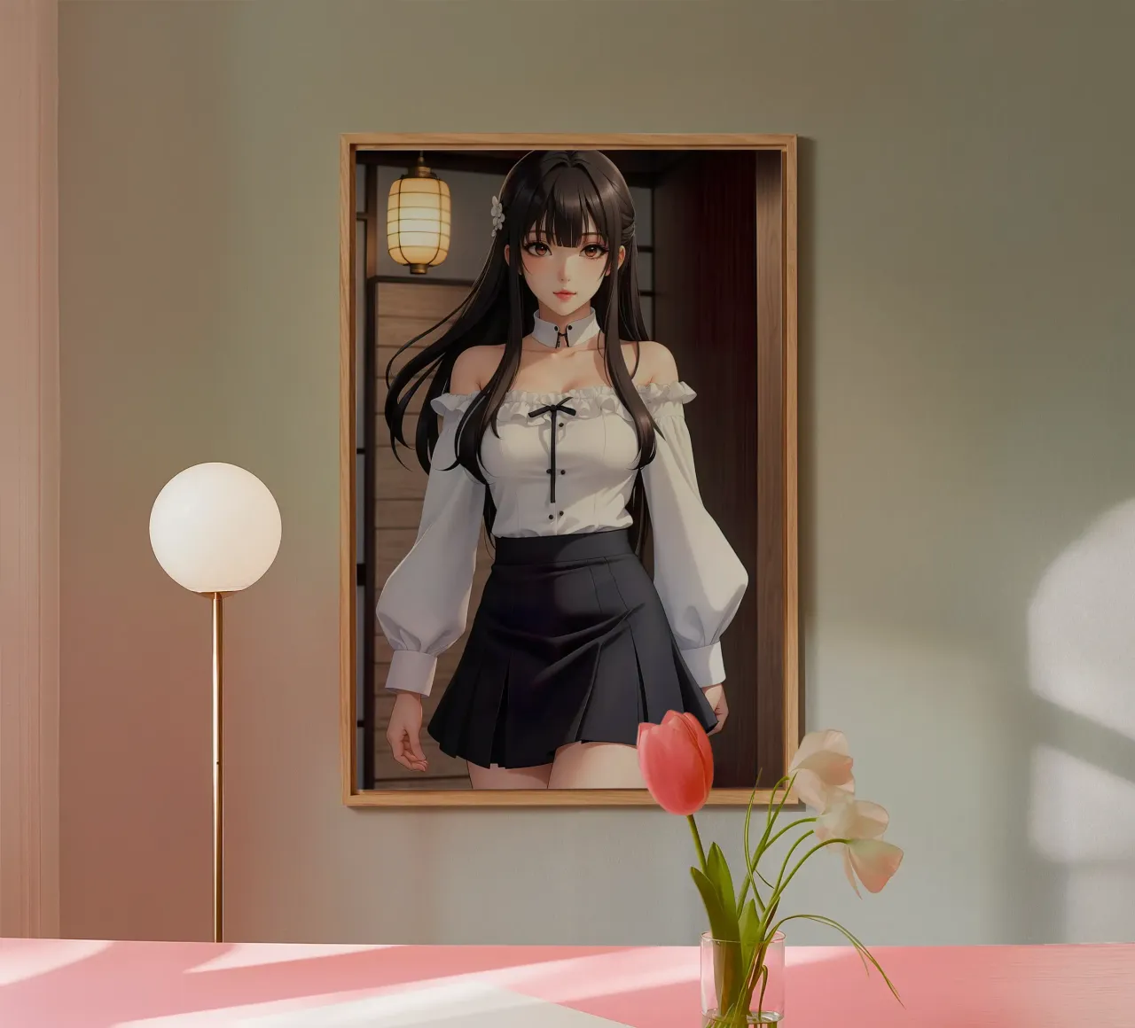 anime girl alu-dibond by 🎁 ARTVI-SHOP