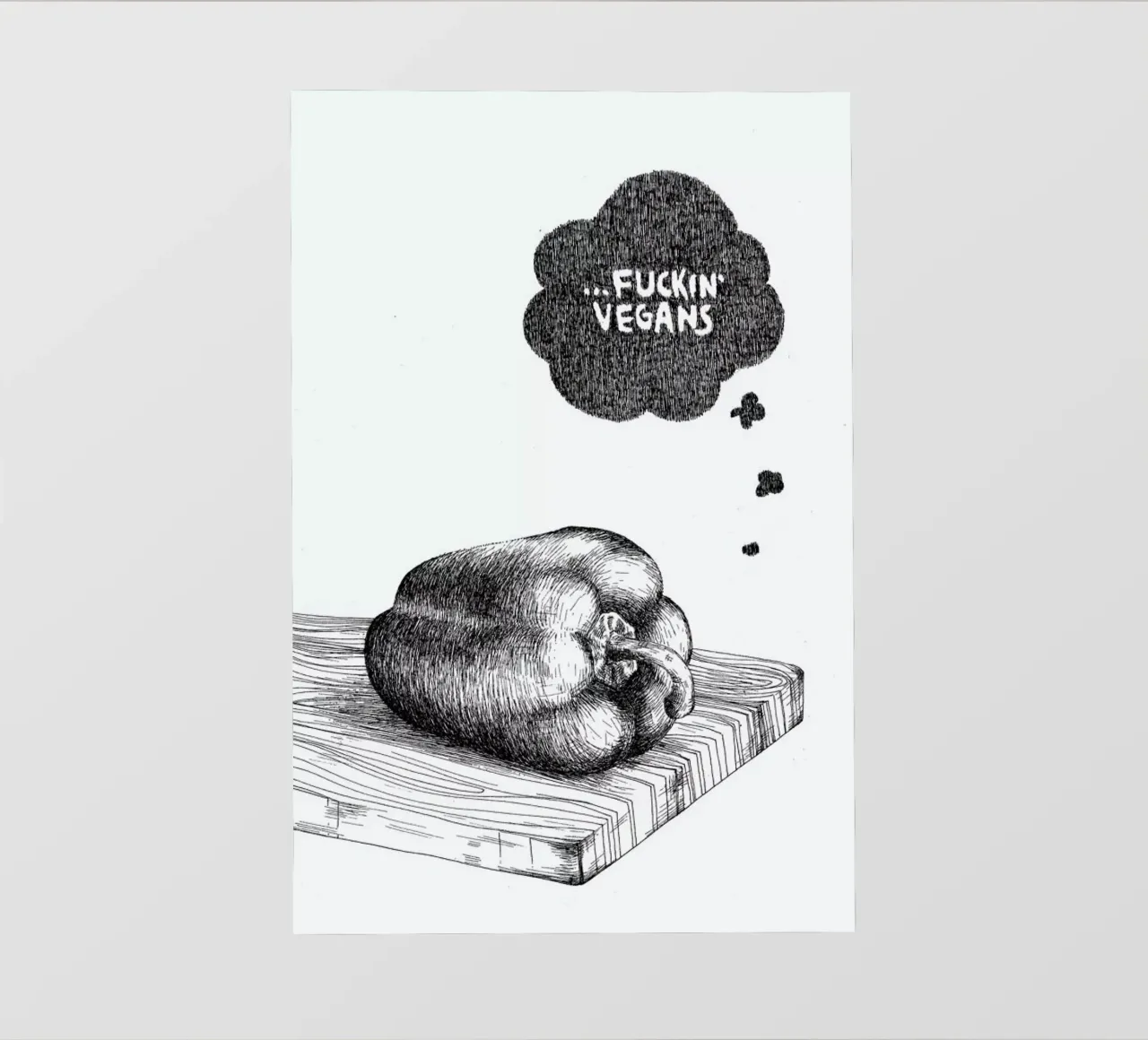 Poor Pepper backlit folie van Anna Fietta