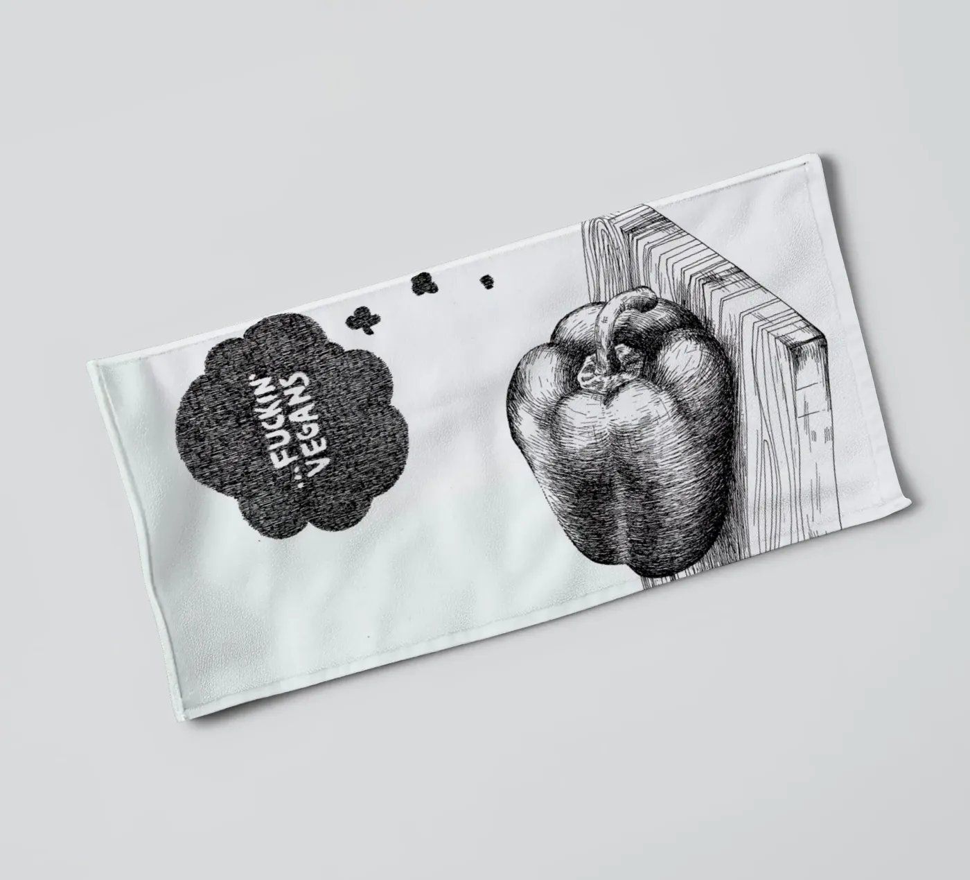 Poor Pepper badhanddoek van Anna Fietta