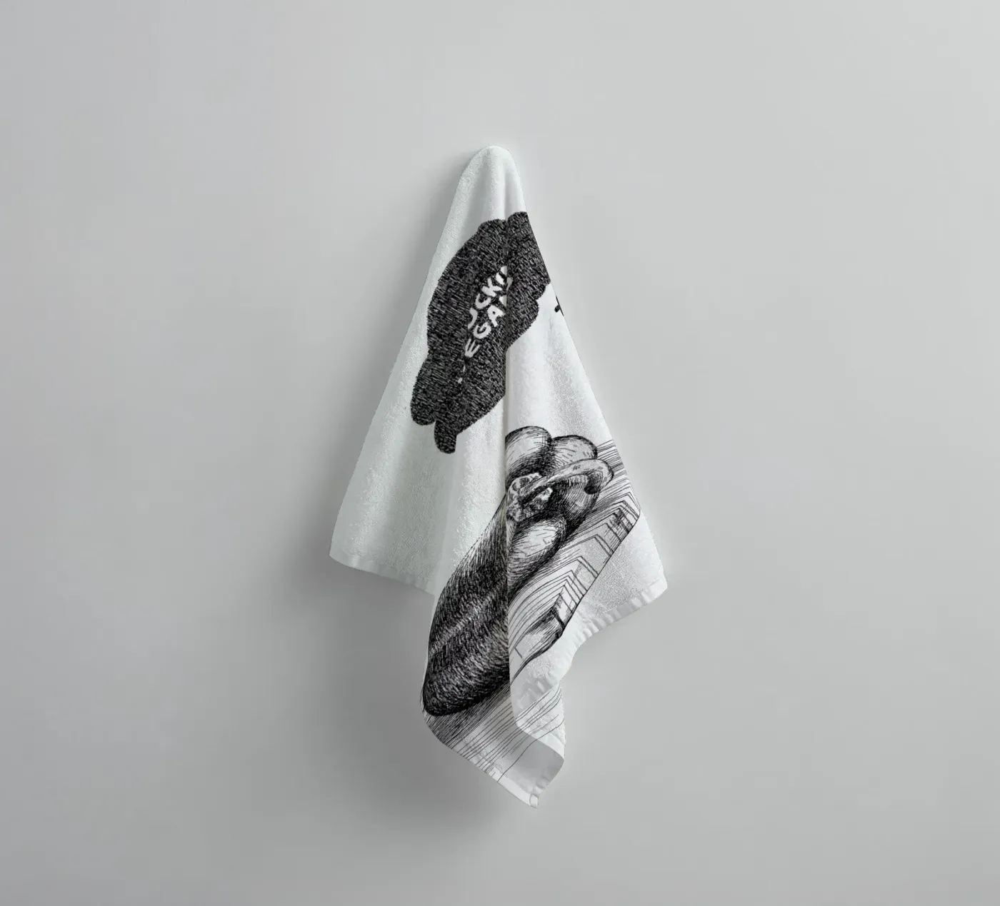 Poor Pepper badhanddoek van Anna Fietta