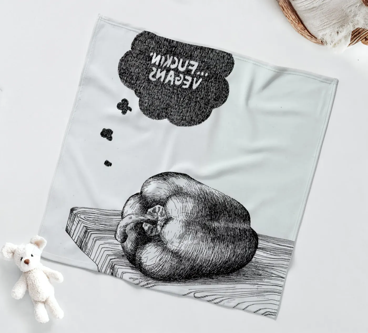 Poor Pepper fleecedeken van Anna Fietta