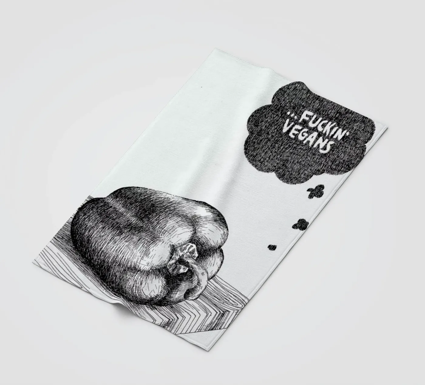 Poor Pepper fleecedeken van Anna Fietta