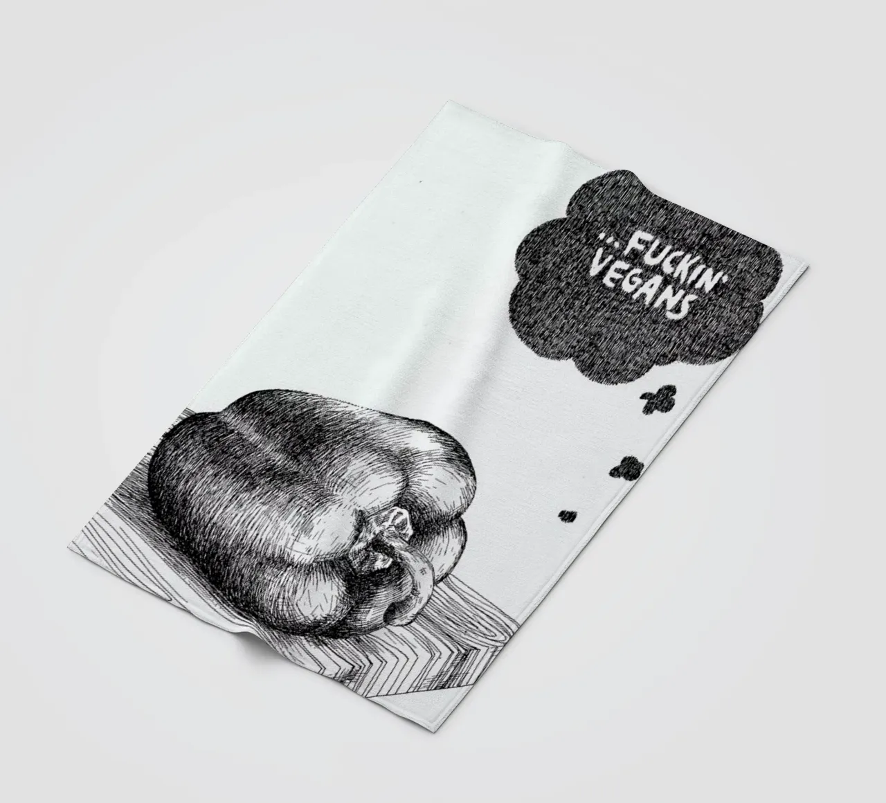 Poor Pepper fleecedeken van Anna Fietta