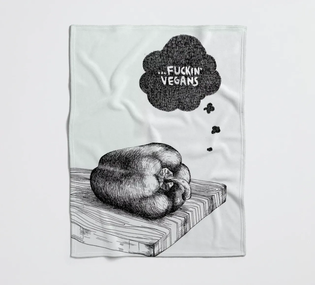 Poor Pepper coperta in pile da Anna Fietta