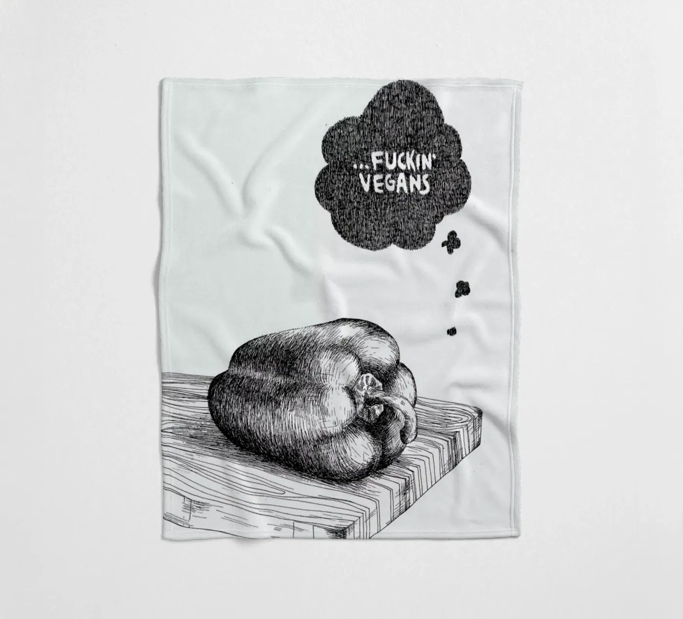 Poor Pepper fleecedeken van Anna Fietta