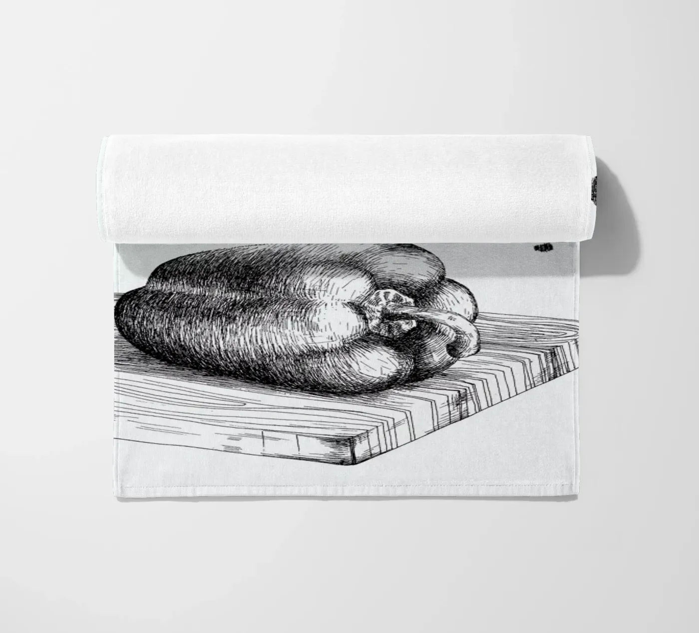 Poor Pepper beach towel by Anna Fietta