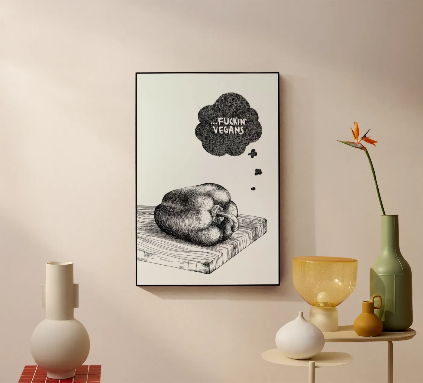 Poor Pepper plexiglass da Anna Fietta