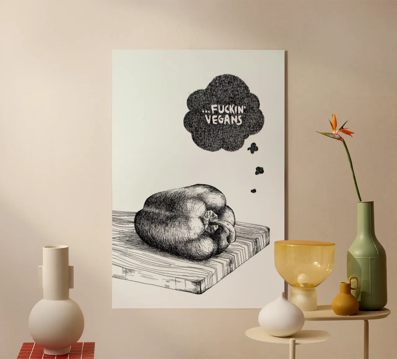 Poor Pepper plexiglass da Anna Fietta