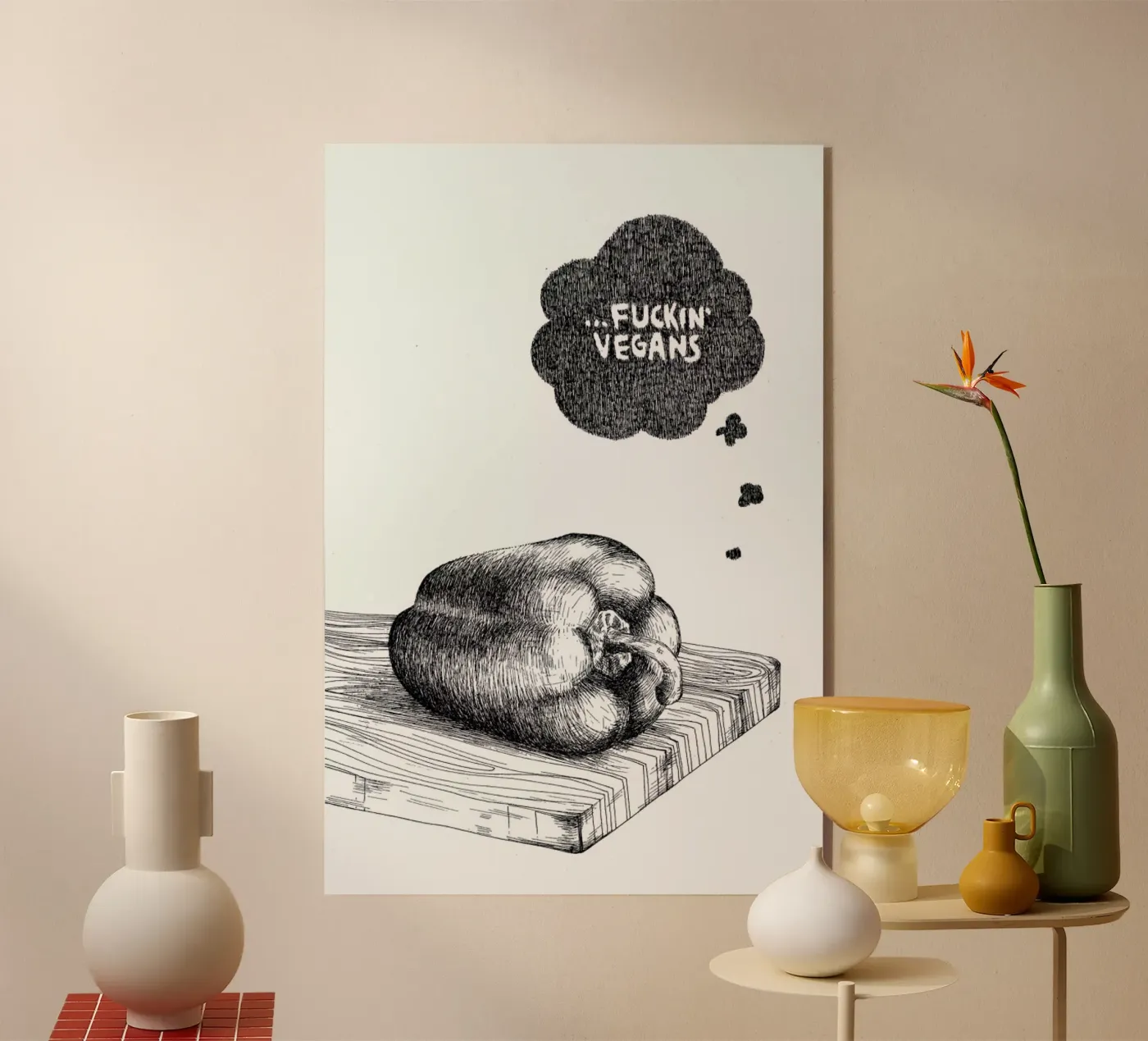 Poor Pepper plexiglass da Anna Fietta