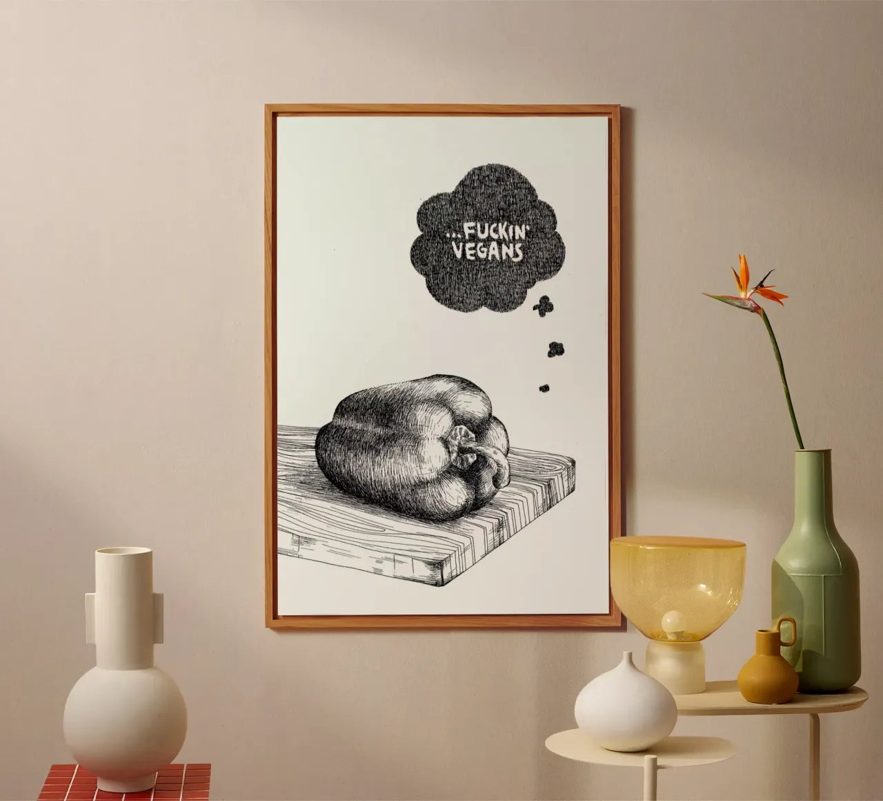 Poor Pepper pannello forex da Anna Fietta