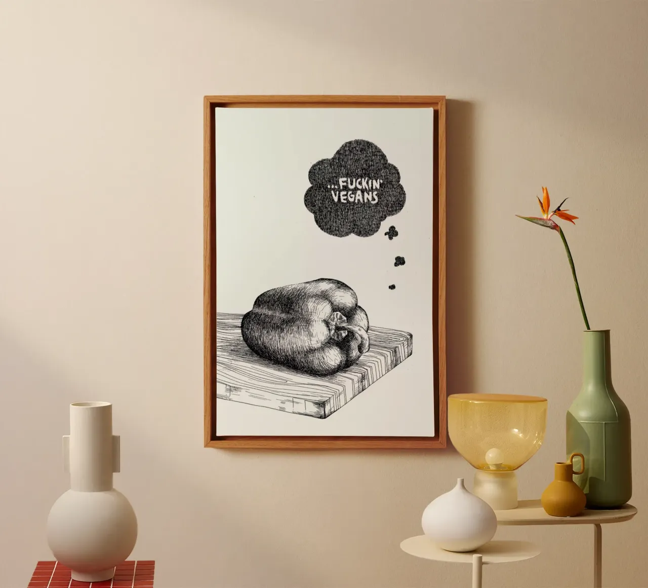 Poor Pepper canvas van Anna Fietta