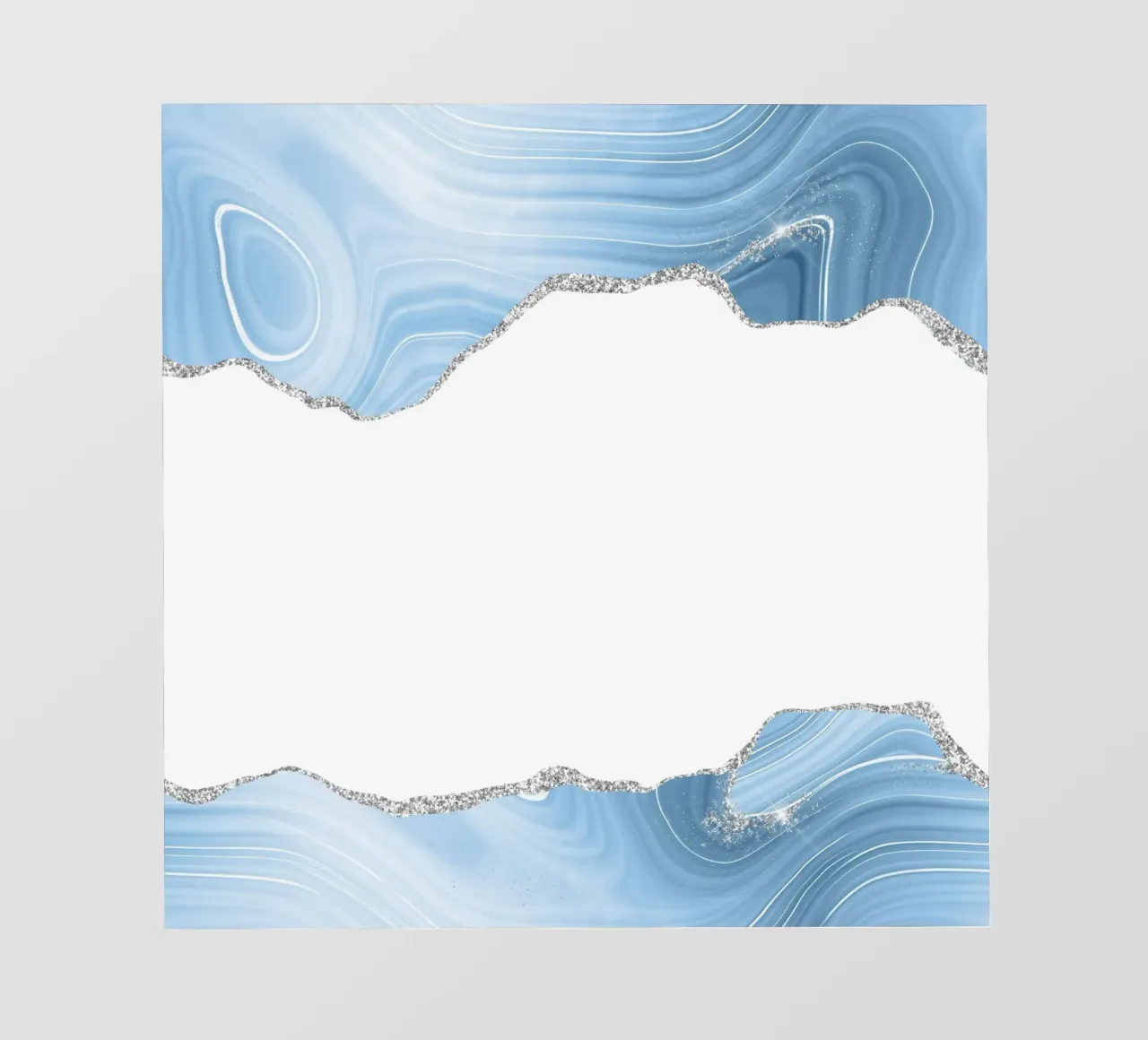 Texture glitterata Agata blu e argento 08 telo in pvc da Gemstone Textures