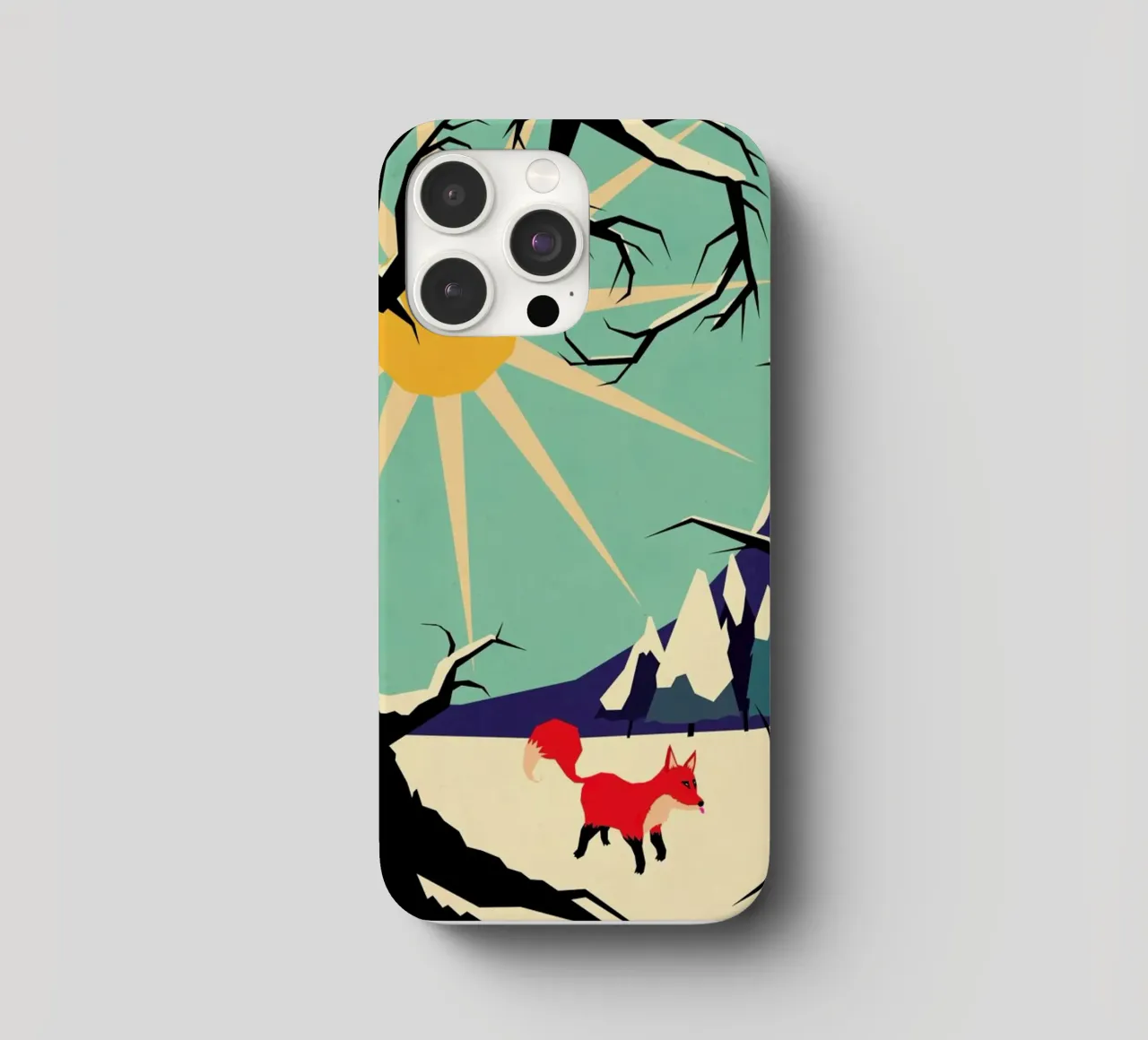 Fox roaming around cover iphone da Yetiland