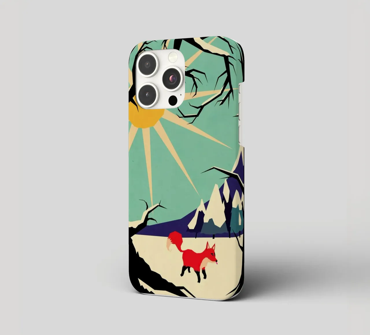 Fox roaming around cover iphone da Yetiland